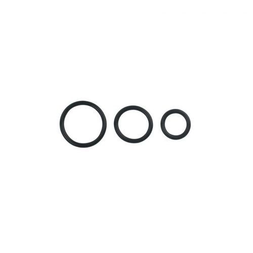 Cockring Flexible Lot De 3 Cockrings Noirs Baile
