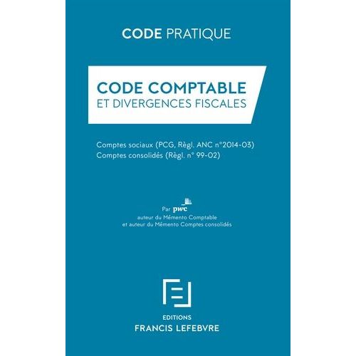 Code Comptable Et Divergences Fiscales    Format Reli 