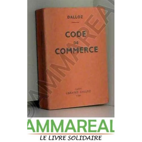 Code De Commerce (Petits Codes Dalloz)   de collectif  Format Poche 