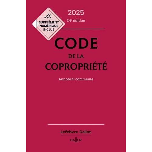 Code De La Coproprit - Annot Et Comment    Format Beau livre 