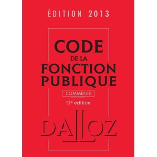Code De La Fonction Publique Comment    Format Broch 