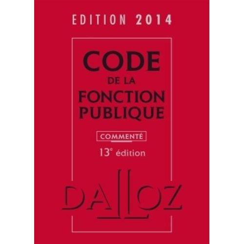Code De La Fonction Publique Comment 2014    Format Reli 