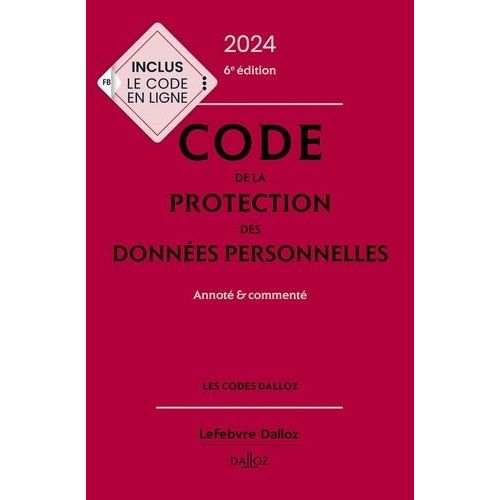 Code De La Protection Des Donnes Personnelles    Format Grand Format 