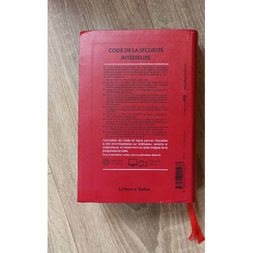 Code De La Scurit Intrieure - Annot & Comment    Format Grand Format 
