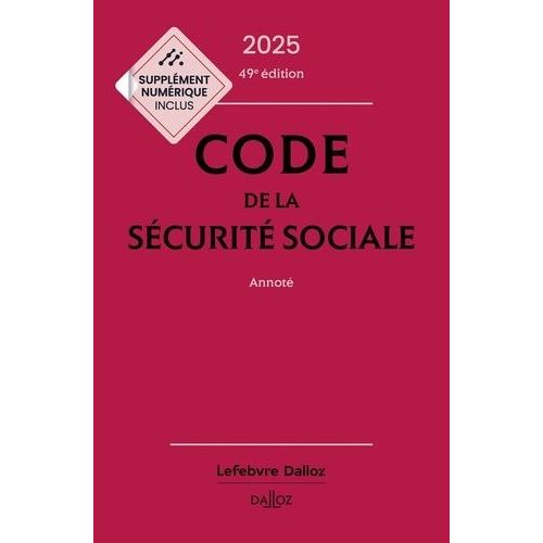 Code De La Scurit Sociale - Annot    Format Beau livre 