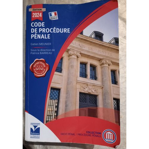 Code De Procdure Pnale    Format Broch 