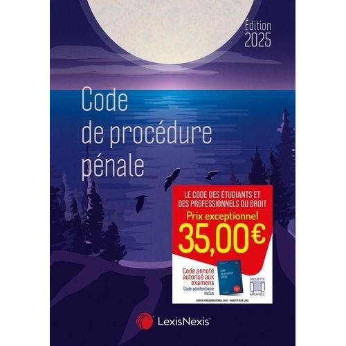 Code De Procdure Pnale - Jaquette Blue Lake    Format Beau livre 