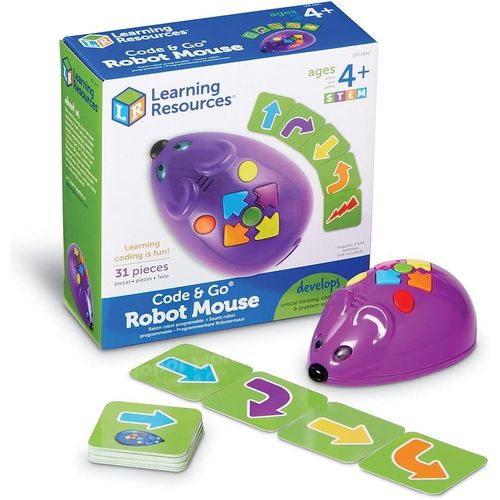 Code & Go Souris Robot (31 Pices),Jouet Robot Programmable,Les Enfants Apprennent  Programmer,Jouets Stem De Codage,Jouets De Codage Sans cran Pour Les Enfants De 4+
