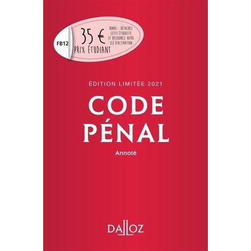 Code Pnal Annot    Format Broch 