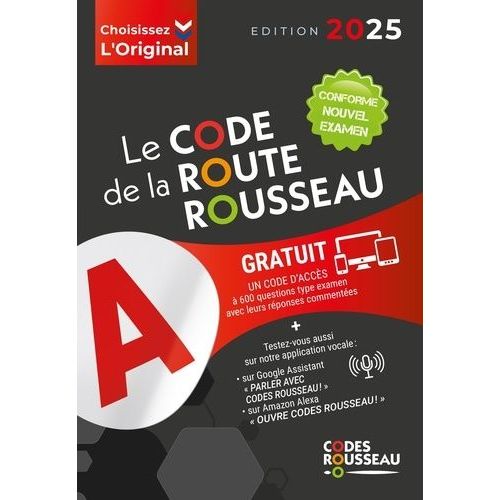 Le Code De La Route Rousseau    Format Grand Format 