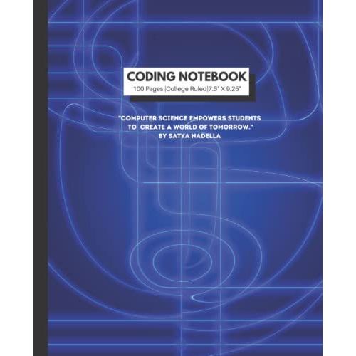 Coding Notebook With Circuit Board Theme| Programmer Notebook| Coding Notebook Developer Gift| Coding Projects: Use To Code In C, C++, Java, Python And Any Other Programming Language.   de Thomas, Valentina  Format Broch 