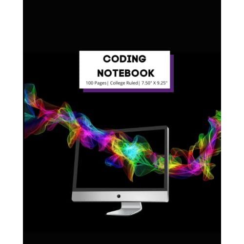 Coding Notebook With Computer Theme| Programmer Notebook| Coding Developer Notebook Gift| Coding Projects: Use To Code In C, C++, Html, Java, Python, And Any Other Programming Languages.   de Thomas, Valentina  Format Broch 