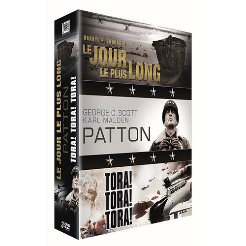 Guerre - Coffret 3 Films : Le Jour Le Plus Long + Patton + Tora ! Tora ! Tora ! - Pack de Andrew Marton