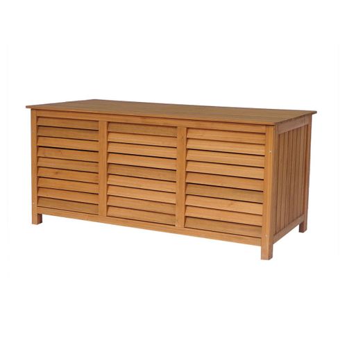 Coffre De Jardin En Bois Macao - 130 X 64 X 60 Cm - Marron