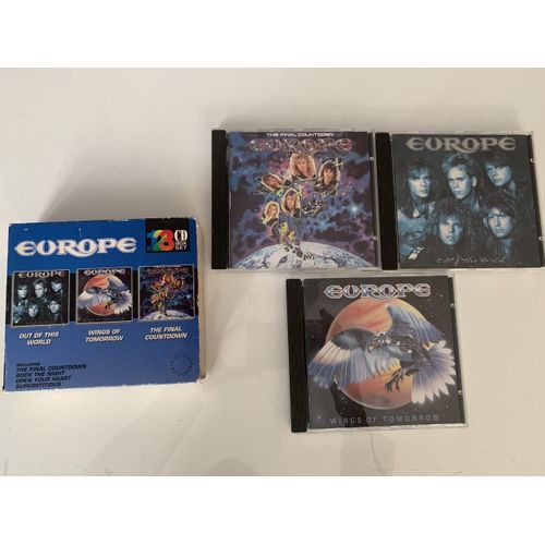 Coffret 3 Cd Europe (Out Of This World - Wings Of Tomorrow - The Final Countdown ) - Europe