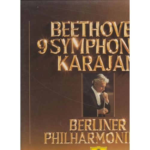 Coffret 8 Disq Beethoven  9 Symphonies Berliner Philharmoniker  Dir Herbert Von Karajan Anna Tomowa-Sintow Soprano, Agns Baltsa Alto,  Peter Schreier Tnor, Jos Van Dam Baryton,  Walter Singverein