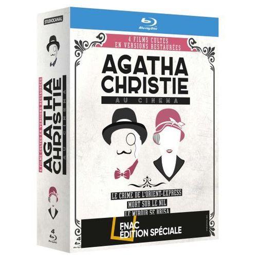 Coffret Agatha Christie 4 Films : Le Miroir Se Brisa + Meurtre Au Soleil + Mort Sur Le Nil + Le Crime De L'orient Express de Sidney Lumet