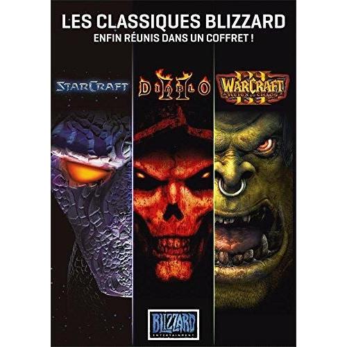 Coffret Blizzard (Diablo 2, Starcraft, Warcraft 3 & Leurs Extensions) Pc