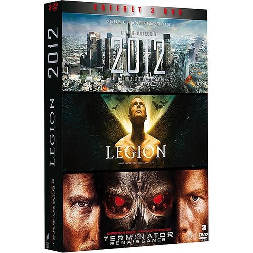 Coffret Blockbuster - 2012 + Terminator Renaissance + Lgion, L'arme Des Anges - Pack de Roland Emmerich