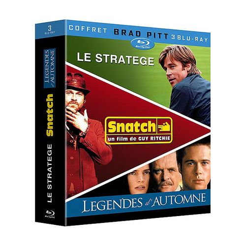 Coffret Brad Pitt - Le Stratge + Snatch + Lgendes D'automne - Pack - Blu-Ray
