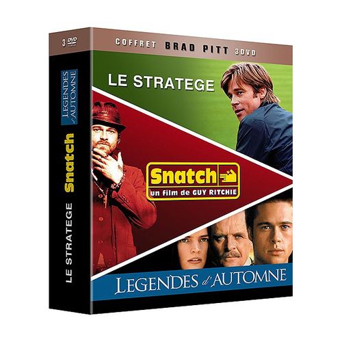 Coffret Brad Pitt - Le Stratge + Snatch + Lgendes D'automne - Pack
