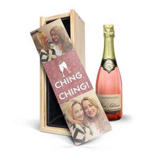 Coffret Champagne Ros Ren Schloesser (750ml) - Couvercle Imprim
