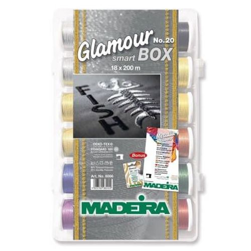 Coffret De Fil  Broder Madeira Glamour Smartbox N20 Multicolore