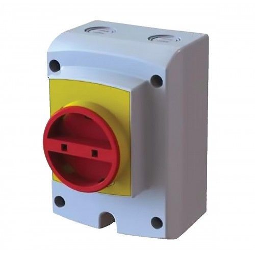 Coffret de protection IP65 4 ples 32A avec presse toupe M25 taille max. EID