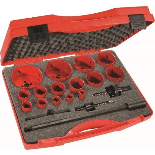 Coffret De Scies Trpans 15 Diamtres + Accessoires - Sam Outillage - 705-C-15