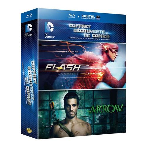 Coffret Dcouverte Dc Comics, L'intgrale Des Premires Saisons : Flash + Arrow - Blu-Ray + Copie Digitale