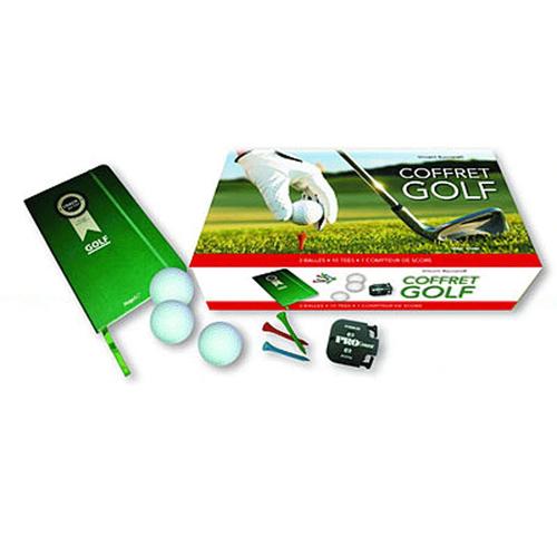 Coffret Golf - 1 Livre, 1 Compteur De Score, 3 Balles, 10 Tees   de Vincent Bucciarelli  Format Bote 
