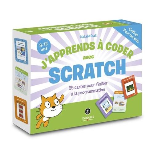 J'apprends  Coder Avec Scratch - 85 Cartes Pour S'initier  La Programmation 8-12 Ans    Format Coffret 