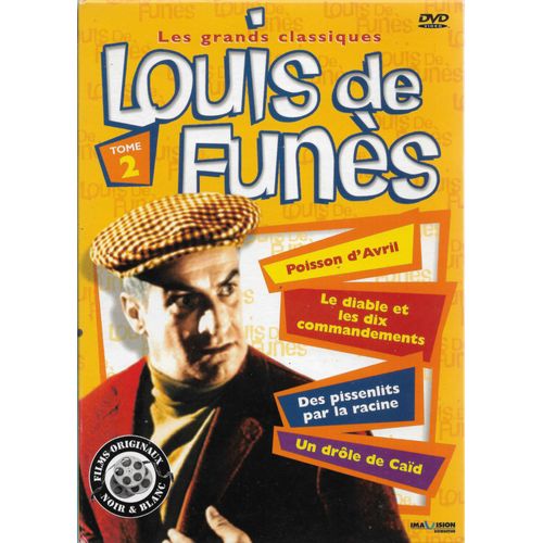 Coffret Louis De Funs - Poisson D'avril / Le Diable Et Les Dix Commandements / Des Pissenlits Par La Racine / Un Drle De Cad
