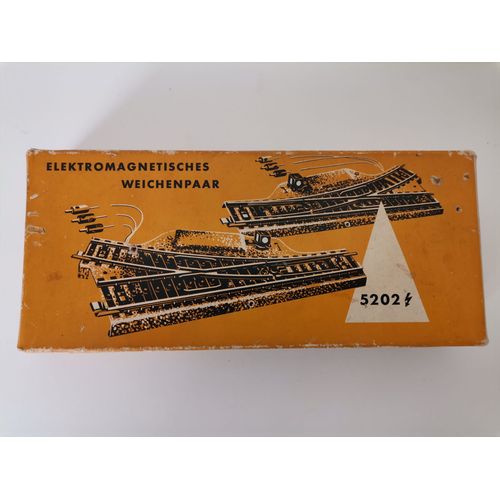 Coffret Mrklin Rfrence No 5202 Paire D'aiguillages lectromagntiques
