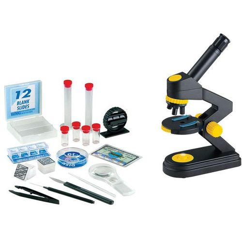 Coffret Microscope 100x 1200 jeuxeducatifsinteractifs Rakuten