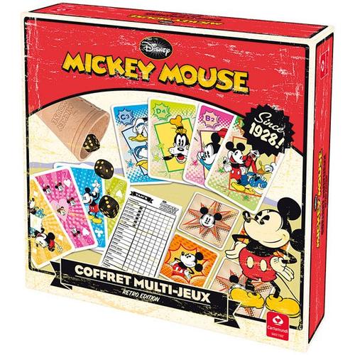 Coffret Multi Jeux Mickey Retro Edition