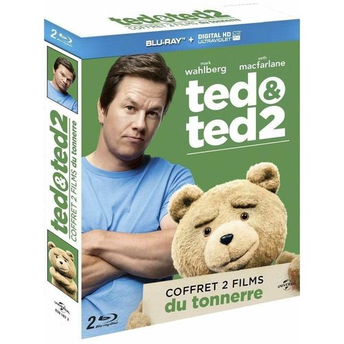 Coffret Ted 1 & Ted 2 Blu-Ray Digital Hd Edition Collector Limite de Seth Macfarlane