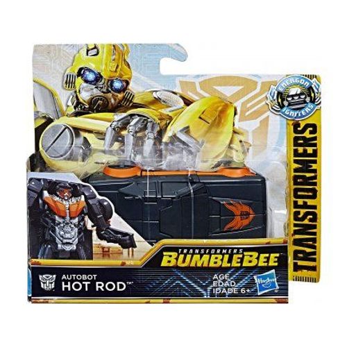 Coffret Transformers Bumblebee : Voiture Autobot Hot Rod - Set Robot Transformable Et 1 Carte Offerte
