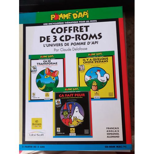 Coffretde 3cd-Roms L'univers De Pomme D'api (Par Claude Delafosse) Pc-Mac