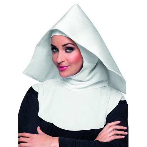 Coiffe Nonne Blanche Adulte Taille Unique