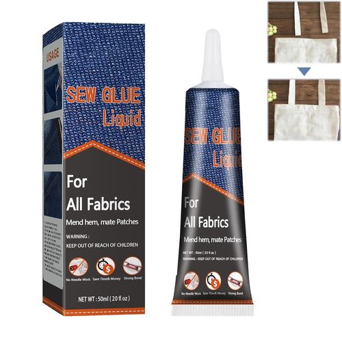 Colle Textile,Colle Pour Tissu  Coudre,Colle  Coudre Liquide,Sew Glue Liquid,Rapide Colle  Tissu  Schage,Colle Tissu Extra Forte,Colle Textile Permanente Rsiste Lavage Pour Tissu,Cuir,Jean