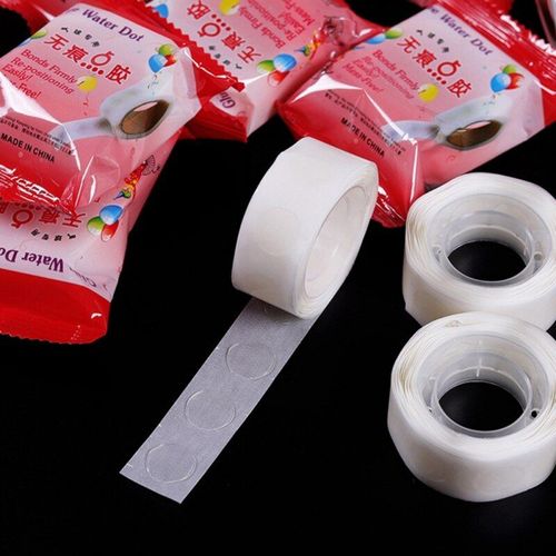 Colle Transparente Points Double Face Adhesif Ballon Colle Point Points Autocollants Petit Et Tres Pratique  Utiliser Pour Bricolage Artisanat Partyne