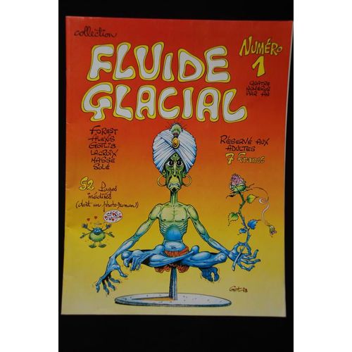Collection Fluide Glacial - Reserve Aux Adultes - Numero 1 Reedition D'avril 2000   de Collectif  Format Broch 