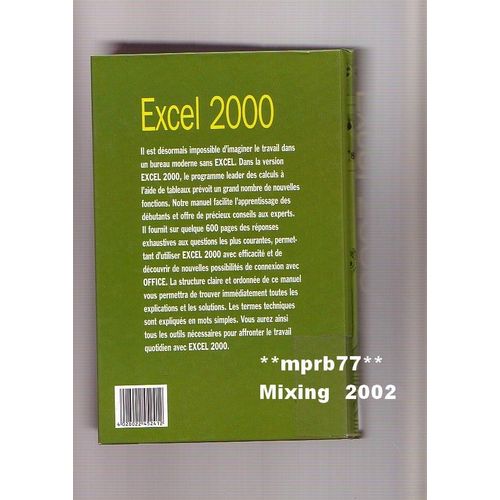 Excel 2000   de Collectif