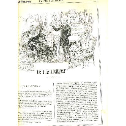 La Vie Parisienne 27e Anne - N 5 - Ces Bons Docteurs ! De Gyp. - Le Trootin D'adalbert De Chut. - Plus De Nuages: Modes Du Jour De Bac. - Ce Qu'on Va Faire Dans Le Monde, Cot Des Hommes ...