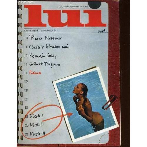 Lui, Le Magazine De L'homme Moderne N 104 - Pierre Messmer - Choisir Blouson Cuir - Romain Gary - Gilbert Trigano