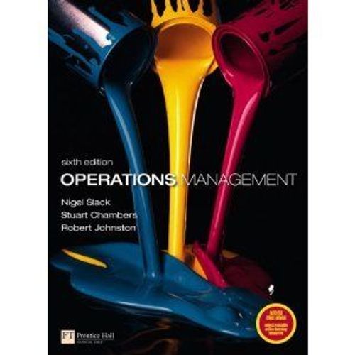 Operations Management   de Slack Nigel  Format Broch 