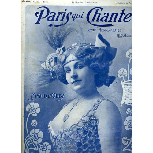 Paris Qui Chante 2me Anne N 83 Madame Va Au Louvre Par A. Serge, La Mche Perdue Par Christine, Monsieur Par Favart, L'arrive De La Classe Par J. Deschaux, La Glaneuse Par P. Delmet ...   de COLLECTIF  Format Broch 