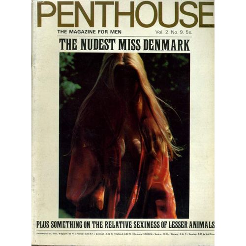 Penthouse, The Magazine For Men Vol. 2. No. 9 - The Nudest Miss Denmark - Plus Something On The Relative Sexiness Of Lesser Animals   de Collectif