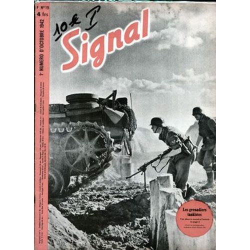 Signal N 19 Octobre 1942 : Les Grenadiers Tankistes de Collectif